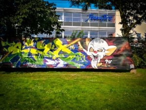 graffiti - kamper acker, düsseldorf