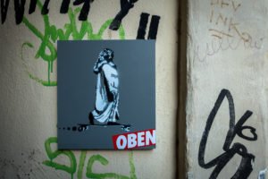 street art - oben - köln, ehrenfeld