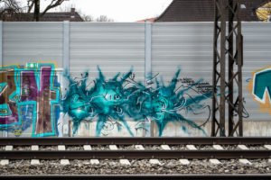 graffiti -  leuchtenbergring , münchen