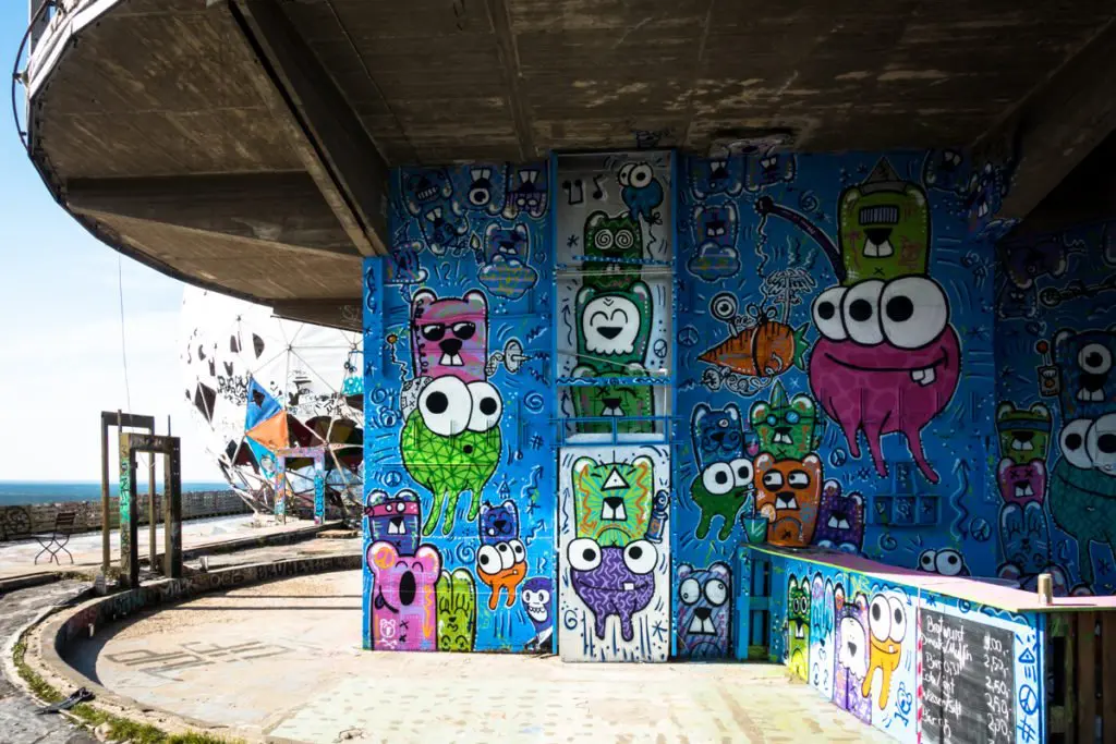street art - hkdns - teufelsberg, berlin / stilbruch