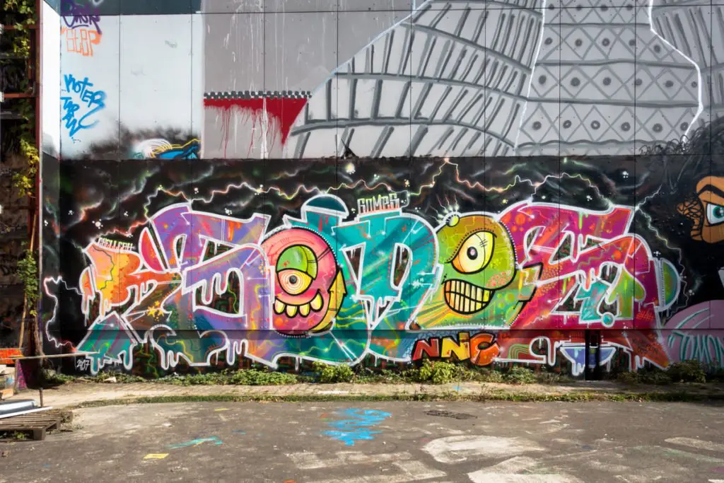 graffiti - gomez - teufelsberg, berlin