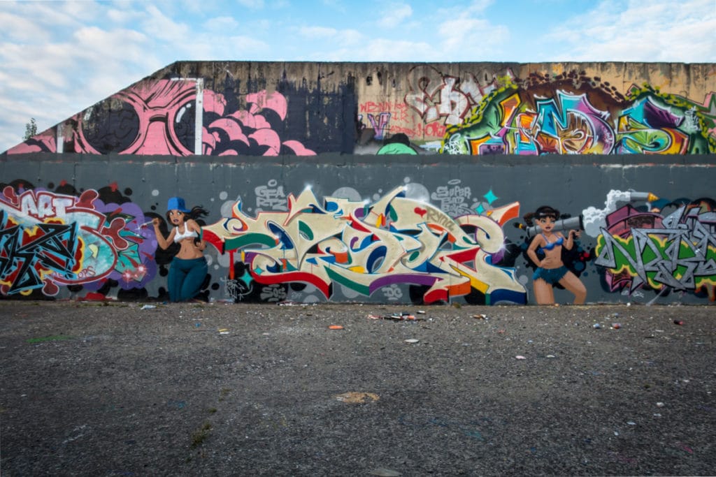 graffiti - hall of fame, blankenburg / berlin