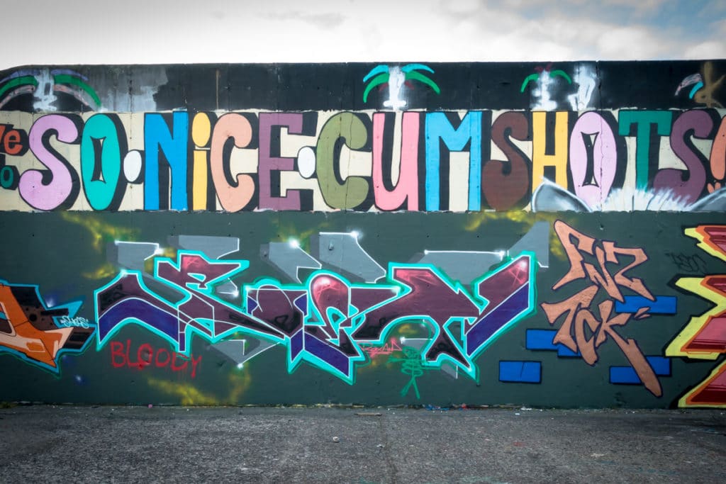 graffiti - hall of fame, blankenburg / berlin