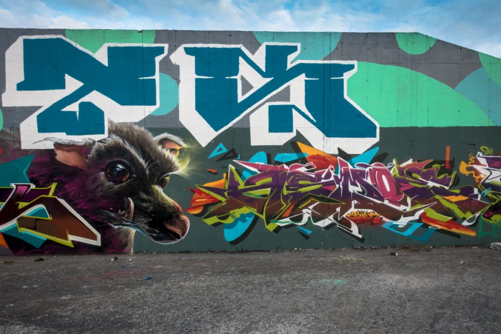 graffiti - hall of fame, blankenburg / berlin