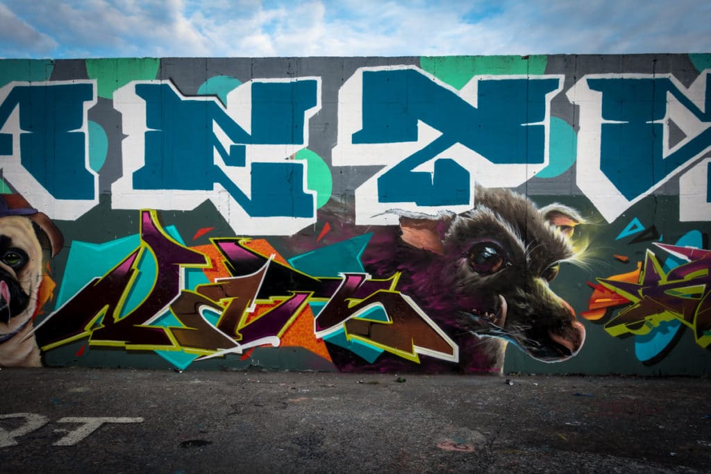 graffiti - hall of fame, blankenburg / berlin