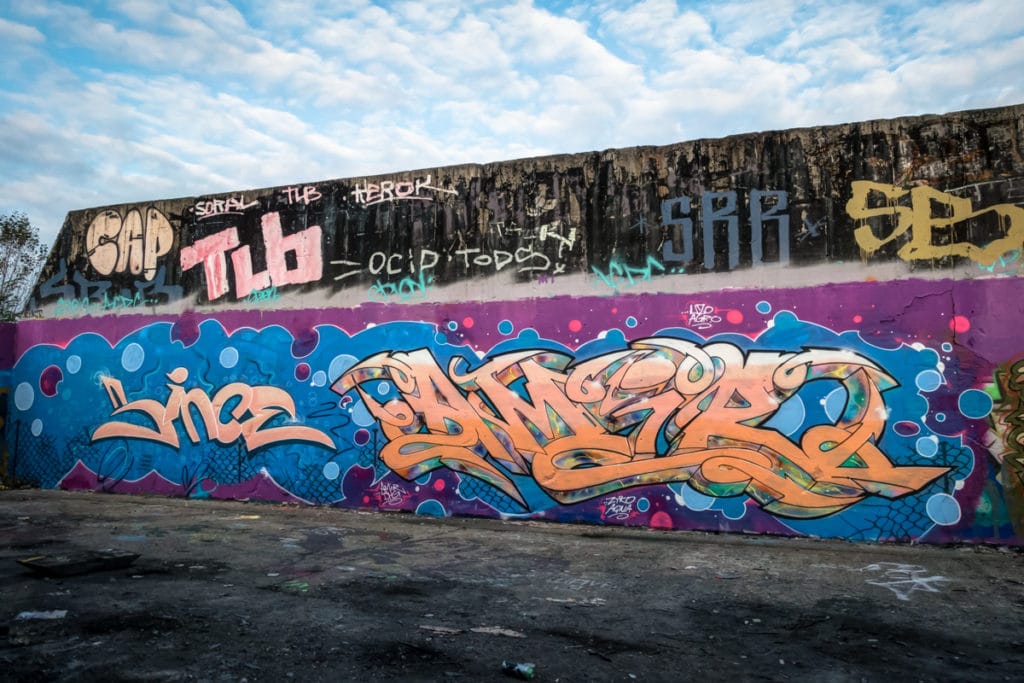 graffiti - amir - hall of fame, blankenburg / berlin