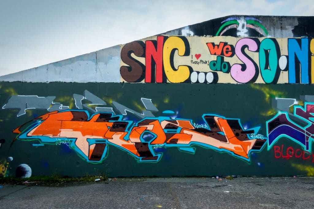 graffiti - hall of fame, blankenburg / berlin