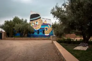 mural - kashink - garden @ jardin rouge, marrakesh