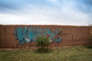 graffiti  - reso - garden @ jardin rouge, marrakesh