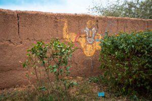 graffiti - garden @ jardin rouge, marrakesh