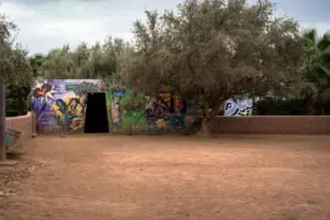 graffiti - tats cru - garden @ jardin rouge, marrakesh