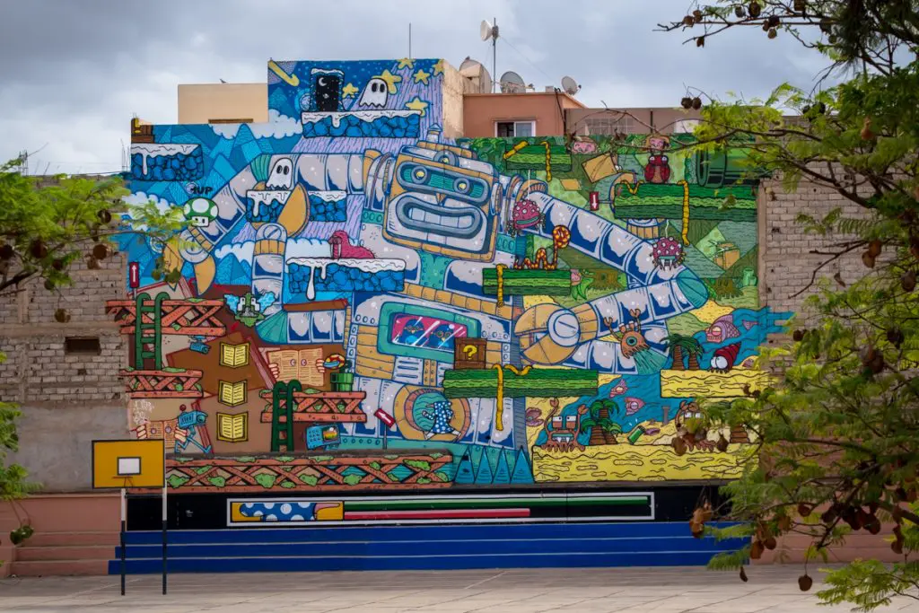 poes & jo ber mural at tariq ben ziad school, marrakesh | URBANPRESENTS
