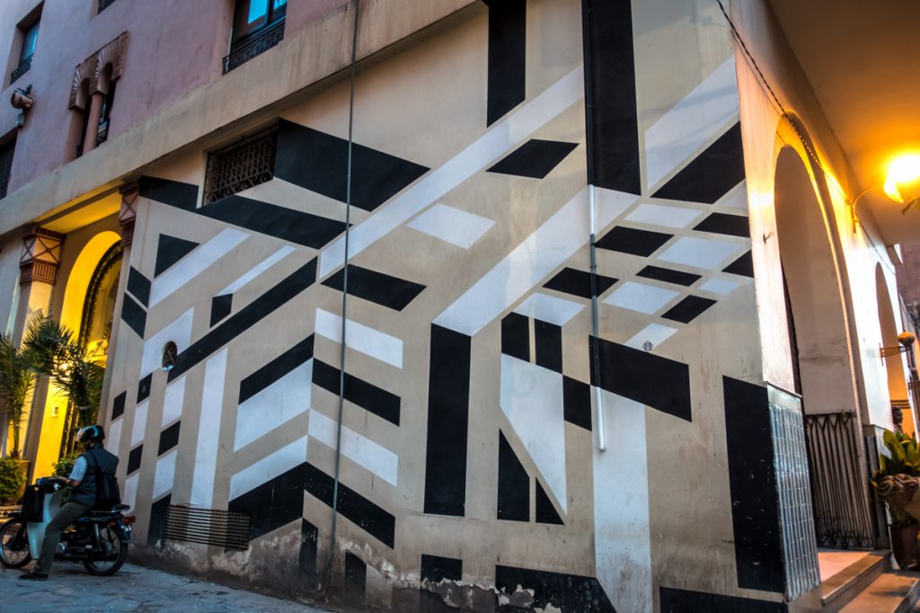 mural - dagInsky - mb6streetart, marrakesh