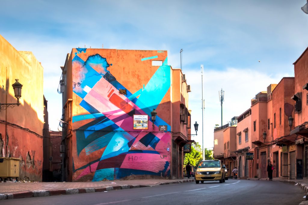 mural - madc - mb6streetart, marrakesh