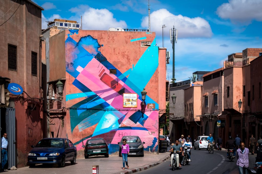 mural - madc - mb6streetart, marrakesh