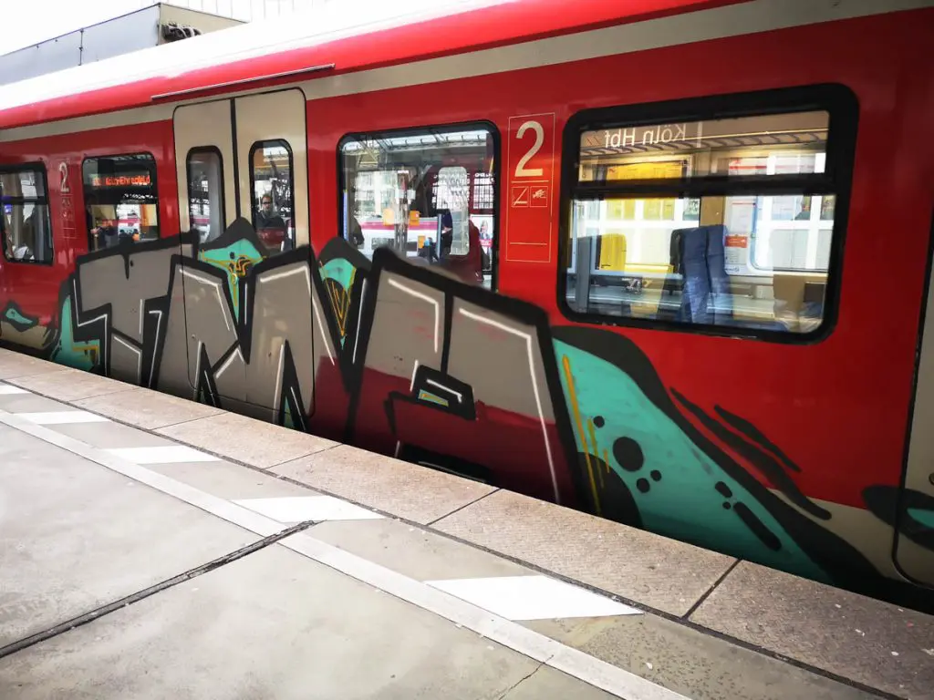 Trainwriting - Graffiti - Köln