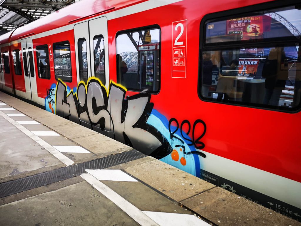 Trainwriting - Graffiti - Köln