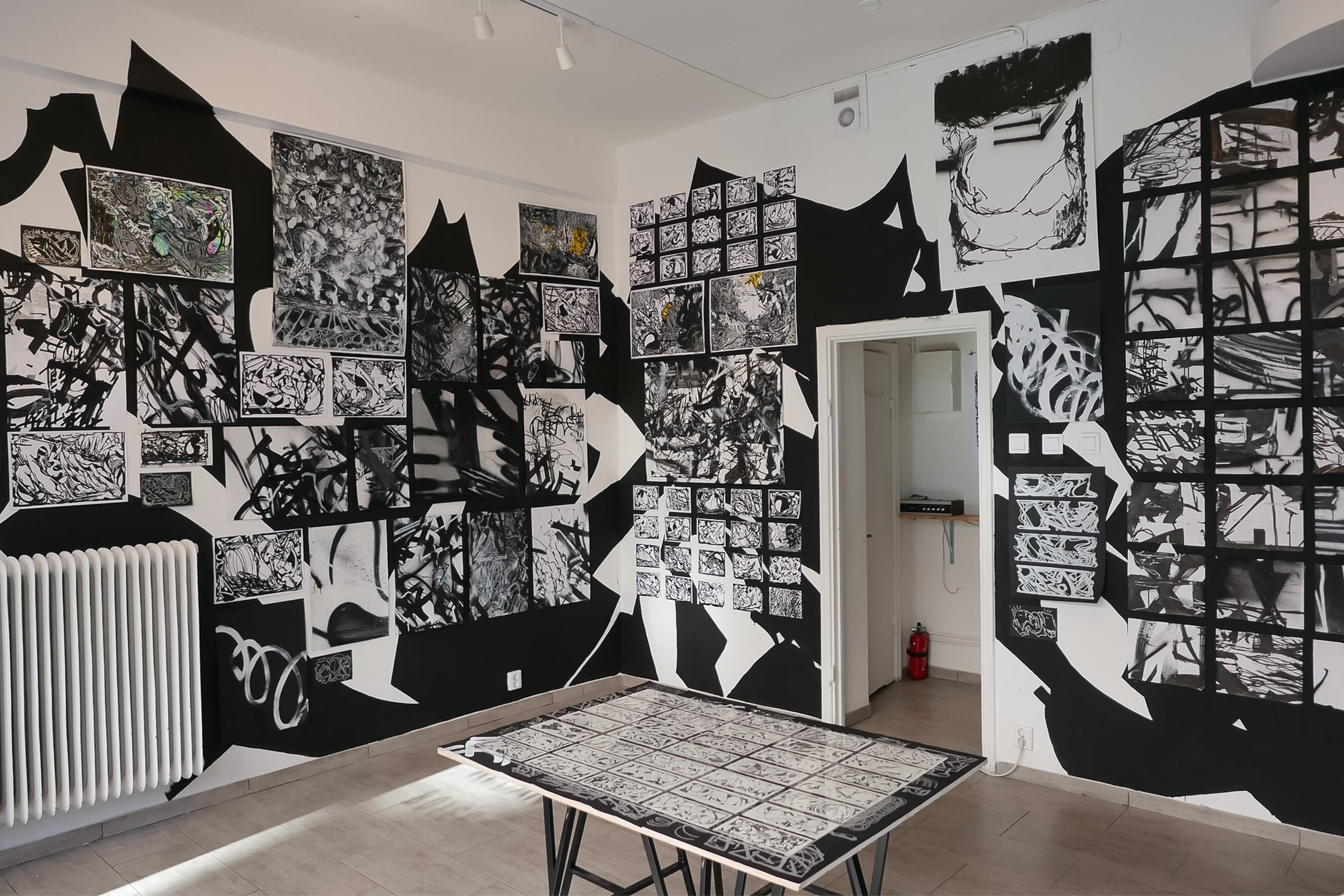 Reventlov Anders Reventlov in Denmark: Automatic script on paper and walls ...